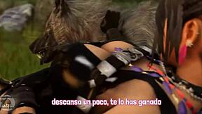 wild canine fantasy creampie in wilderness hentai sub español latino