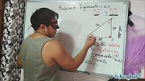 Nerdy Asian Student Tempts Teacher in Bedroom Triangle Tease?
