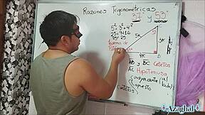 Nerdy Asian Student Tempts Teacher in Bedroom Triangle Tease?