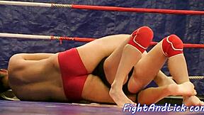 Amateur European Lesbians Wrestle Then Lick Pussy In Hot Catfight Aftermath