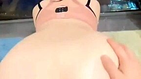 asian young gay bareback riding huge cock missionary style