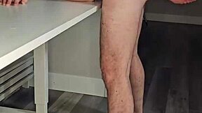 A Young Poetess Recites Verses in Elegant Dress Showcasing Legs and Small Waist