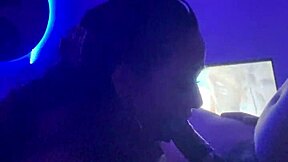 you won't believe this fat ebony ass getting devoured in the dark!