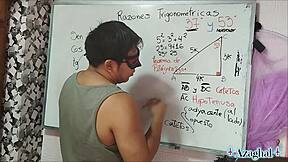 Nerdy Asian Student Tempts Teacher in Bedroom Triangle Tease?