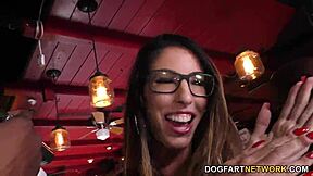 DAVA FOXX POUNDED BY BIG BLACK MONSTER COCKS!