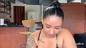 Chubby Latina Sucks Titfucks Pounds Big Booty Doggystyle Cum Fast