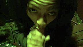 ANITA PEIDAS GIVES OUTDOOR BLOWJOB TO BLACK COCK FROM EX-GF!