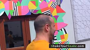 Watch This Yoga Milf Ride Cock Bent Over Before Sensual Handjob Close-Up