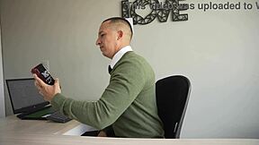 colombian secretary ashley sanz dances at knock knock club then rides bosses cock doggystyle with her big shaved ass