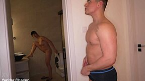 pervert roommate catches me in bathroom then drills pussy and throat raw jason carrera yenifer chacon