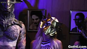 crazy goth teens kenzie reeves kira noir jane wilde share giant black cock in wild foursome