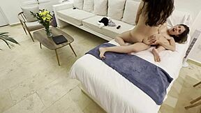 hey feel my big ass bouncing on yours during this steamy sauna massage