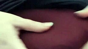 Rubbing My Bulge Up Close Vert Teasing Panties to Hard Fingering Climax
