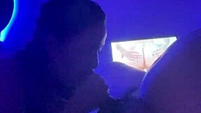you won't believe this fat ebony ass getting devoured in the dark!