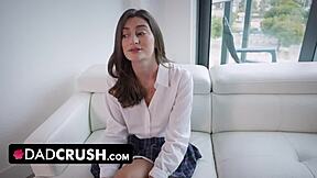 Naughty stepdaughter bends over for stepdad's huge cock 😈 doggystyle pounding!