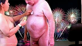 Agarabas' Gaping Pussy Explodes in Creampie Fireworks