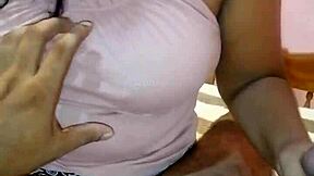 Indian Stepmom's Seductive Handjob Milks Son's Load Perfectly