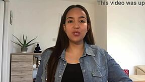 carolina buitrago's just hanging out waiting for that hot cumshot on her cute face