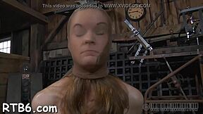 Ever seen a couple go full sadomasochism with bound ball licking and rough fucking?