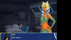 hey, check out this orange trainer 7 dancing around with some boob groping moves in a fun session