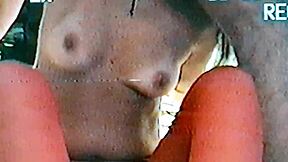 First time grabbing that redhead's big ass in leggings