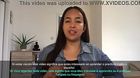 carolina buitrago's just hanging out waiting for that hot cumshot on her cute face