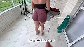 This Hired Maid's Massive Brazilian Ass Has Me Insanely Horny And Ready To Explode
