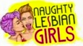 Skinny tattooed blonde lesbian pounds dildo into friend's puffy wet pussy