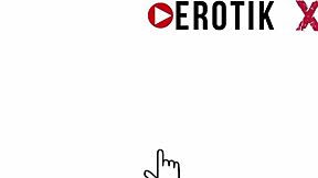 Kaity drops to knees backstage for erotikaxxx photoshoot sucking long-haired curvy latina's monster cock wetly