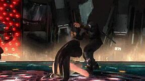 doa 5 momiji goes nude in intense tag team wrestling ryona