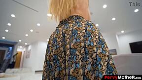 Pervy stepmom slowly strips stepson using her traditional clothes in taboo tease