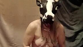 Humiliated french housewife godage bends over for anal doggystyle spanking and toy filth