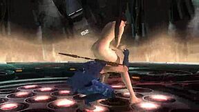 doa 5 momiji goes nude in intense tag team wrestling ryona