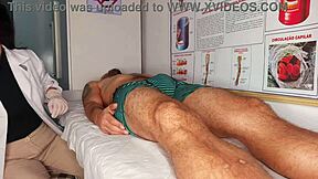nurse catches my huge erection and decides to handle it her special way