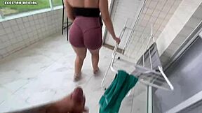 This Hired Maid's Massive Brazilian Ass Has Me Insanely Horny And Ready To Explode