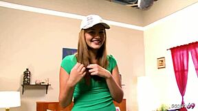 shy allie haze's perfect ass tempts first-time casting pickup fuck