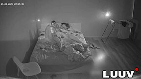Luuv's Juicy Bedroom Show: Exhibitionist Couple Flashes Tits Pussy for Voyeur Homemade Thrill!