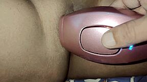 stepbrother gently shaves stepsister's body and intimate hair all smooth