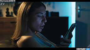 as a trans girl i fuck muscular latino twunk nicolas novoa's ass with creampie