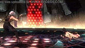 doa 5 momiji goes nude in intense tag team wrestling ryona