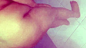 gorgeous bbw desi indian chubby bhabhi netu bathes nude in steamy home shower