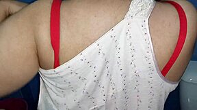 gorgeous bbw desi indian chubby bhabhi netu bathes nude in steamy home shower