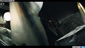 as a trans girl i fuck muscular latino twunk nicolas novoa's ass with creampie