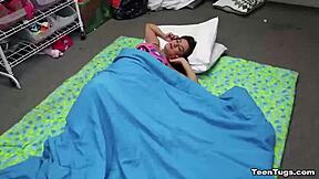 Naughty Brunette Teen Delivers Intense POV Handjob Grip