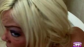 Ever seen Sara Stone's big natural tits dripping cum on her pretty face after rough doggystyle?