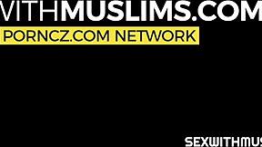 Slacking Muslim Wife Punished with Garage Blowjob