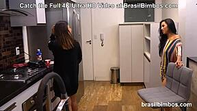 Hey Brazilian Lesbians, Lick Asses At The Fiesta Party?