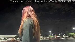 hey, ever caught an italian milf like artemisia smoking outdoors in la at night?