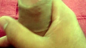 hey, watch my first homemade cumshot video while alone at home