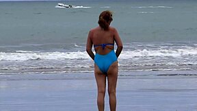 latina vacationer at beach flashes beaver masturbates orgasms craving cock suck and fuck